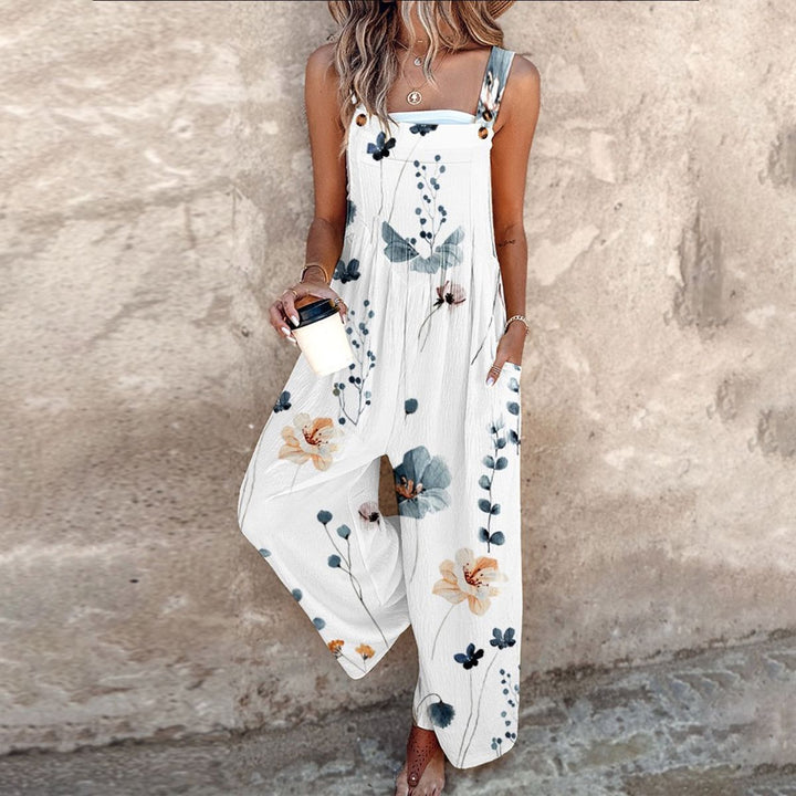 Cozy Printed Overalls