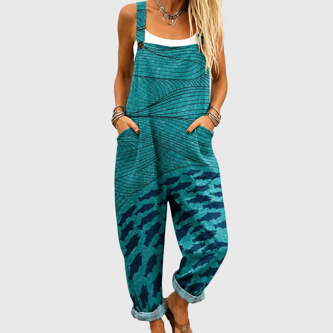 Cozy Printed Jumpsuit