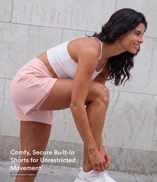 SoftlyZero™ Airy Super High Waisted 2-in-1 InstantCool Yoga Shorts 7" with Pockets