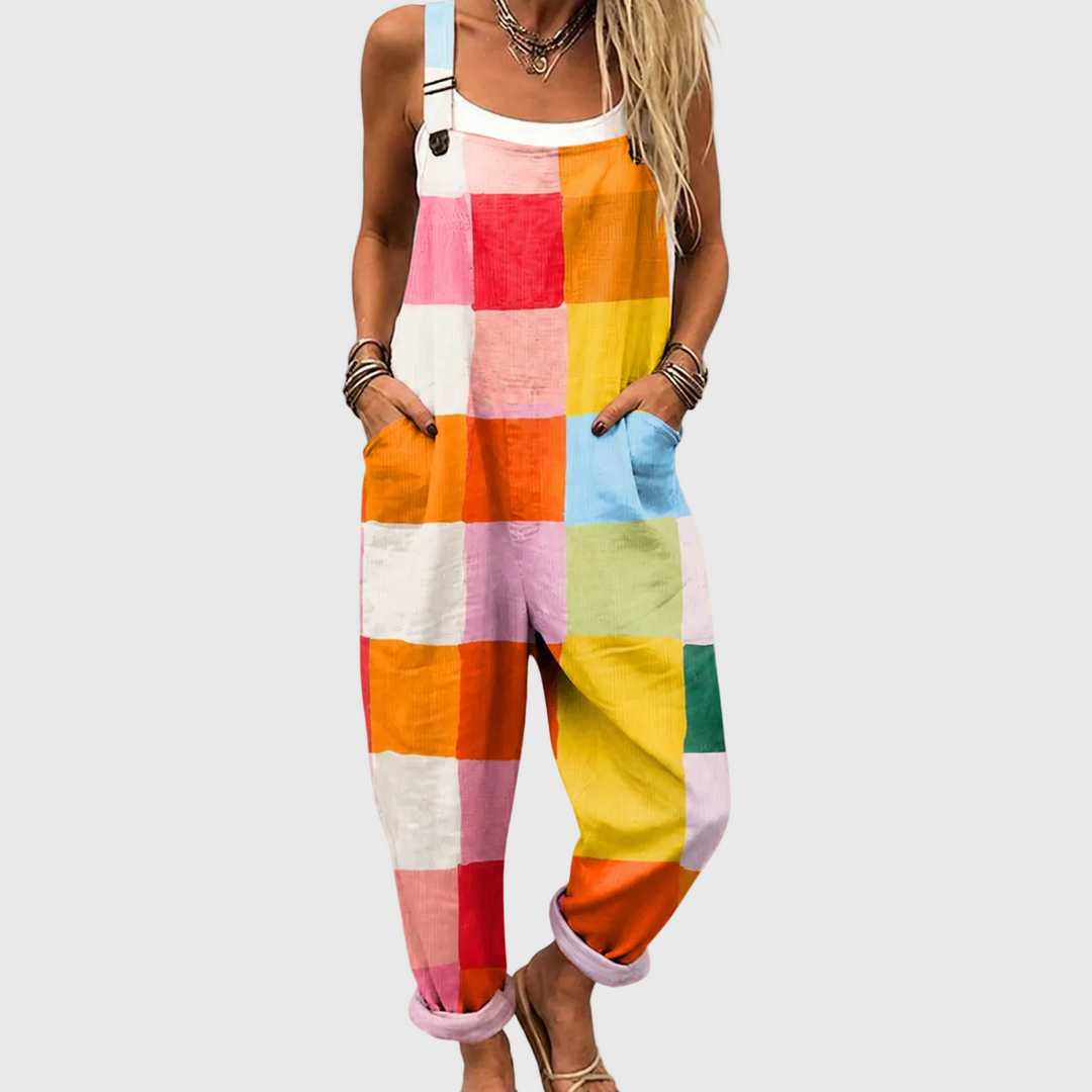 Cozy Graphic Overalls