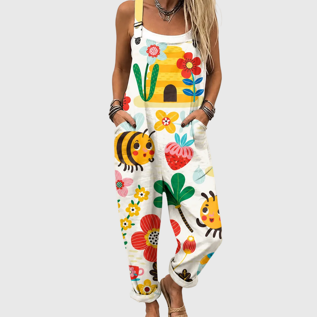 Cozy Printed Jumpsuit