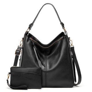 Vivian | Leather Hobo Bag + FREE Pouch Wallet