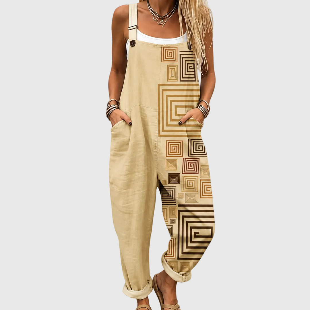 Cozy Printed Jumpsuit