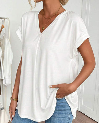Estella - Unisex Patchwork Short Sleeve Tee