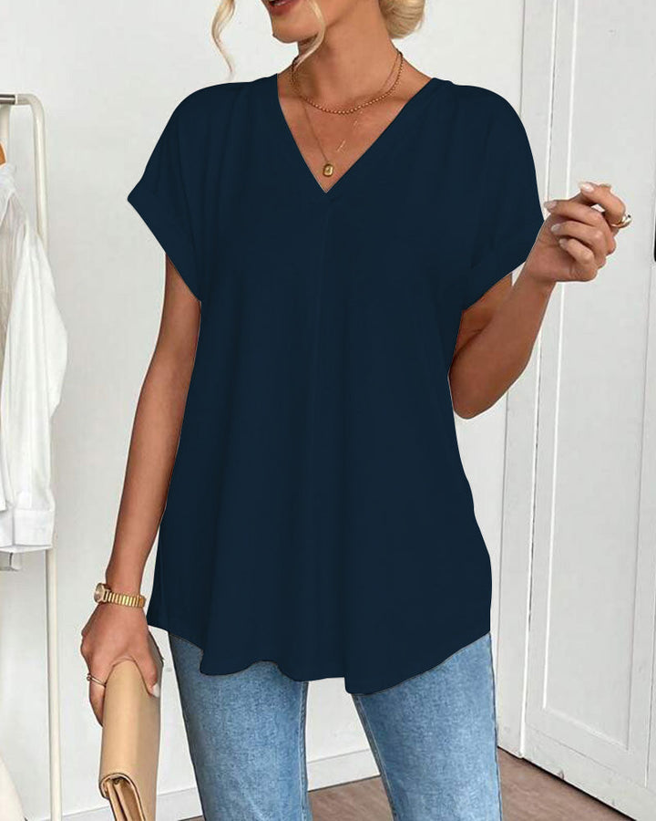 Estella - Unisex Patchwork Short Sleeve Tee