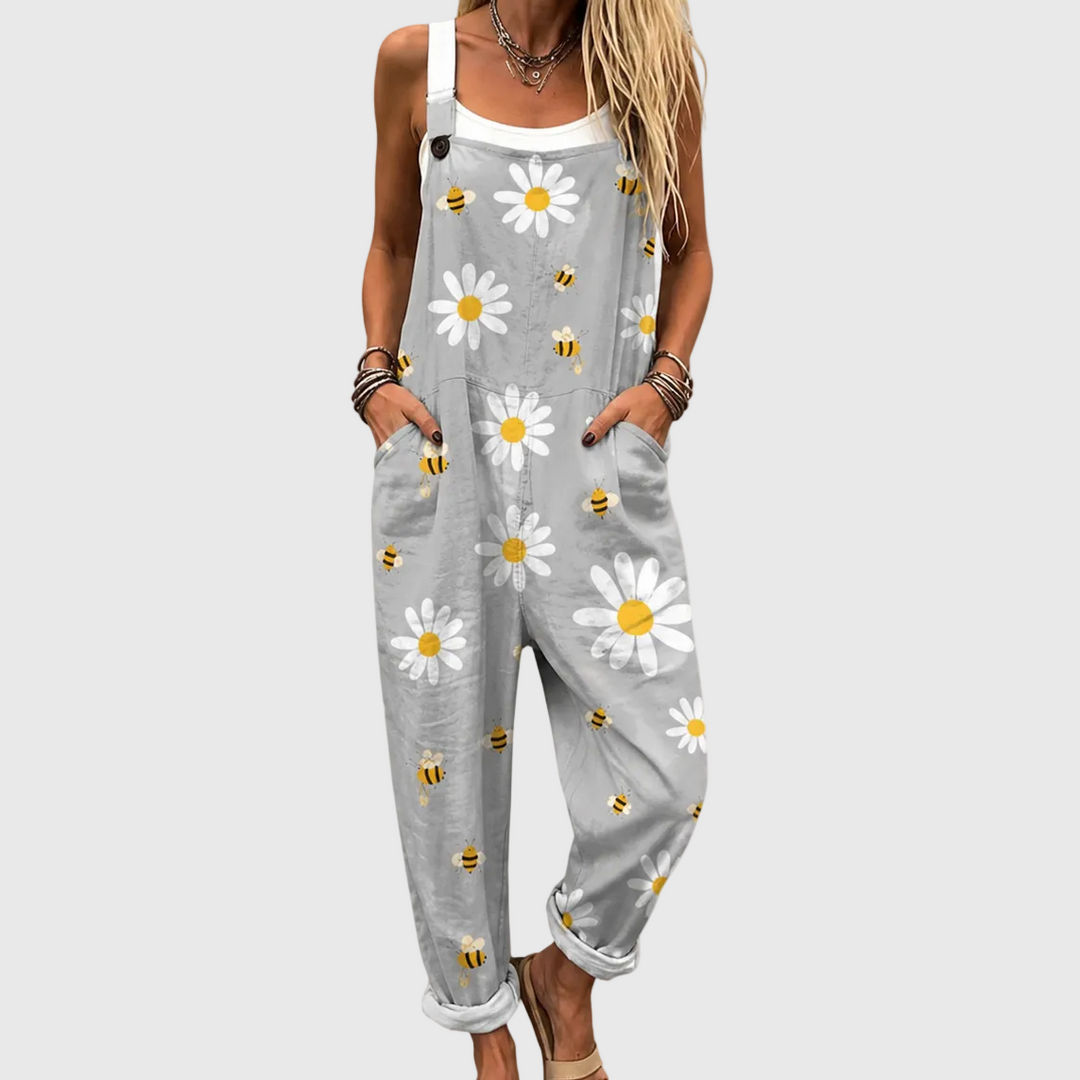 Cozy Graphic Overalls