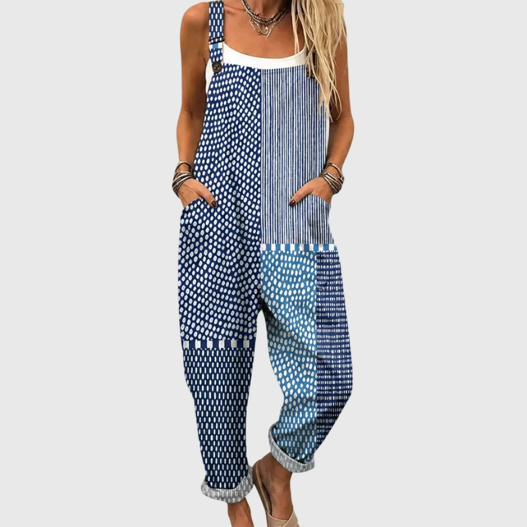 Cozy Patterned Jumpsuit