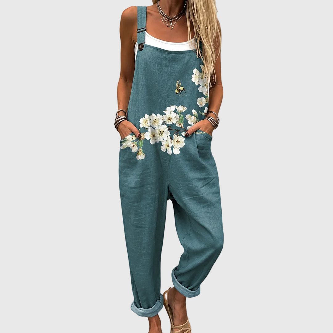 Cozy Floral Jumpsuit