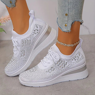 Giselle – Rhinestone-Embellished Orthopedic Sneakers