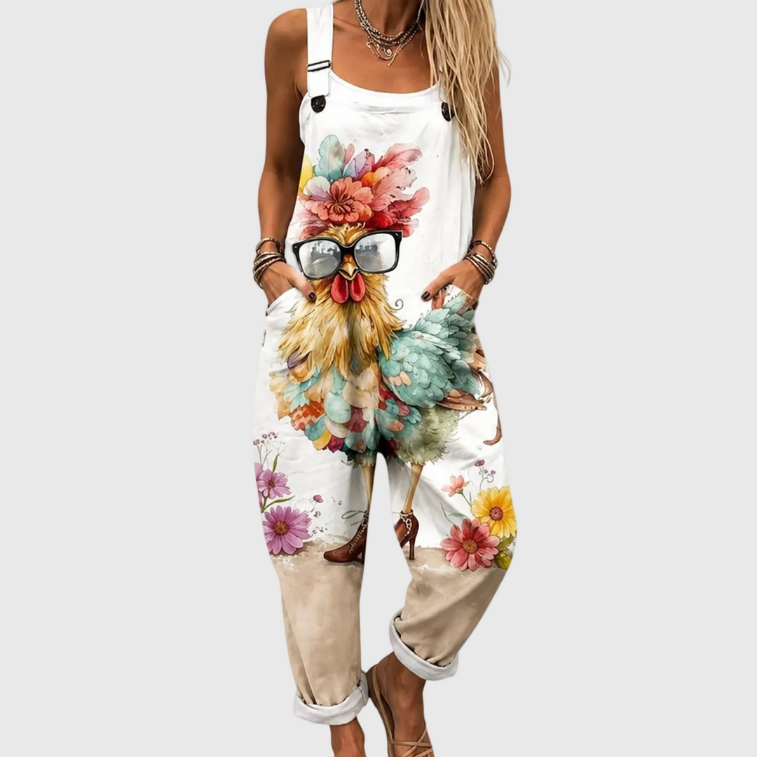 Cozy Printed Jumpsuit
