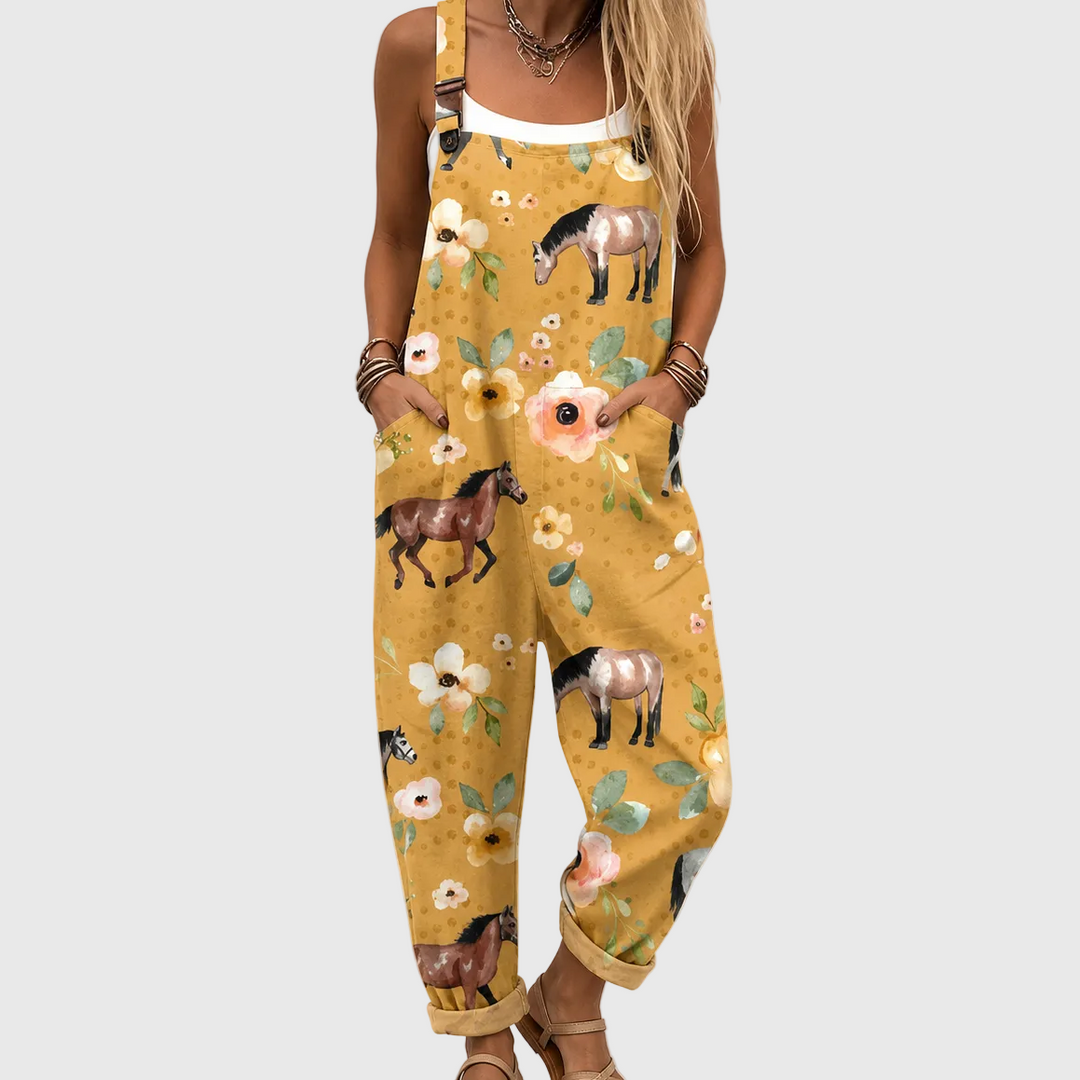 Cozy Printed Jumpsuit