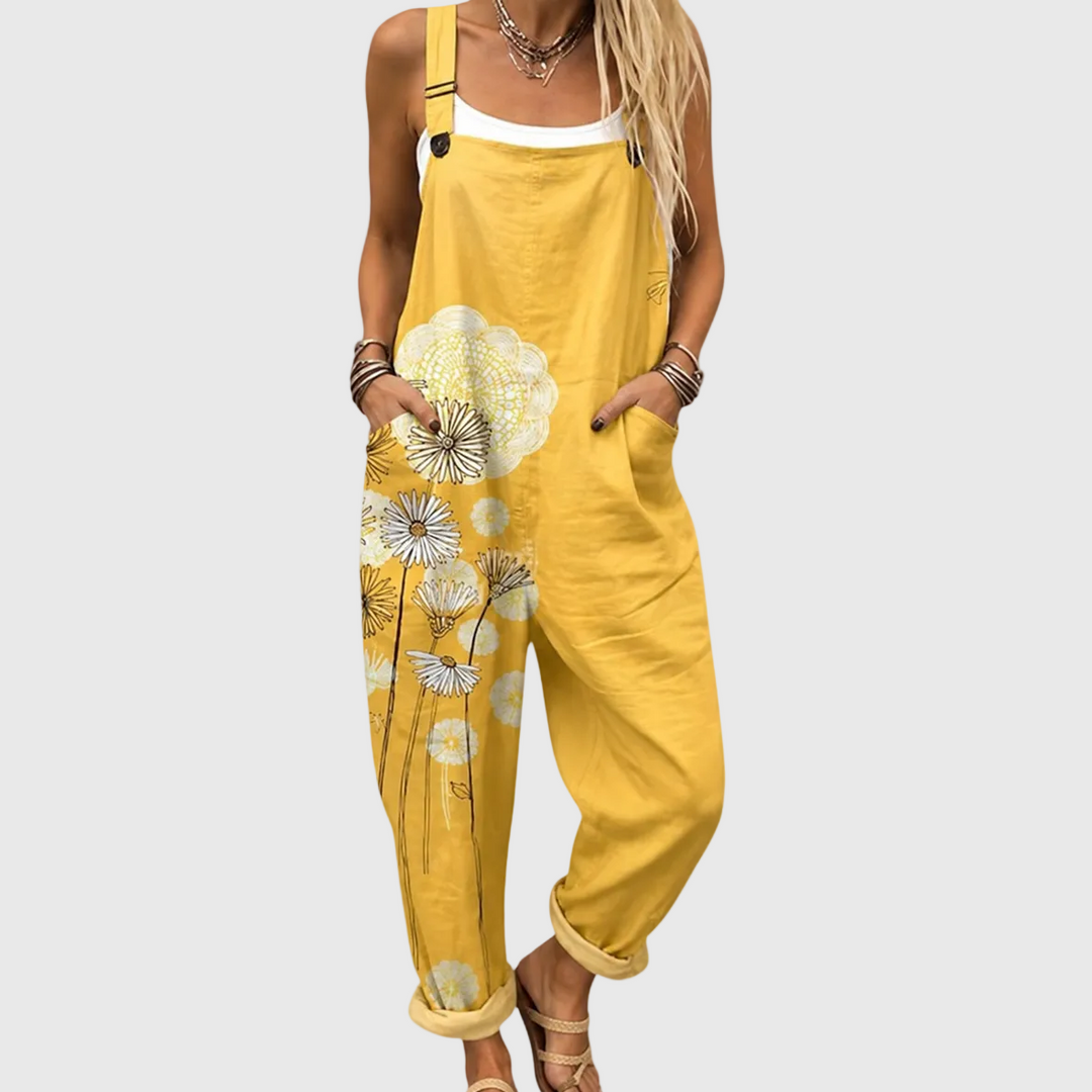 Cozy Printed Jumpsuit