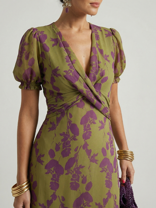 Virel™ Relaxed Floral Midi Dress