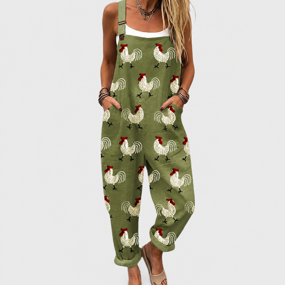 Cozy Printed Jumpsuit