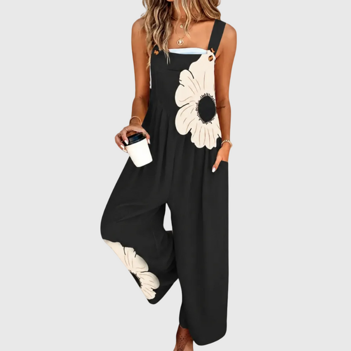 Cozy Printed Overalls