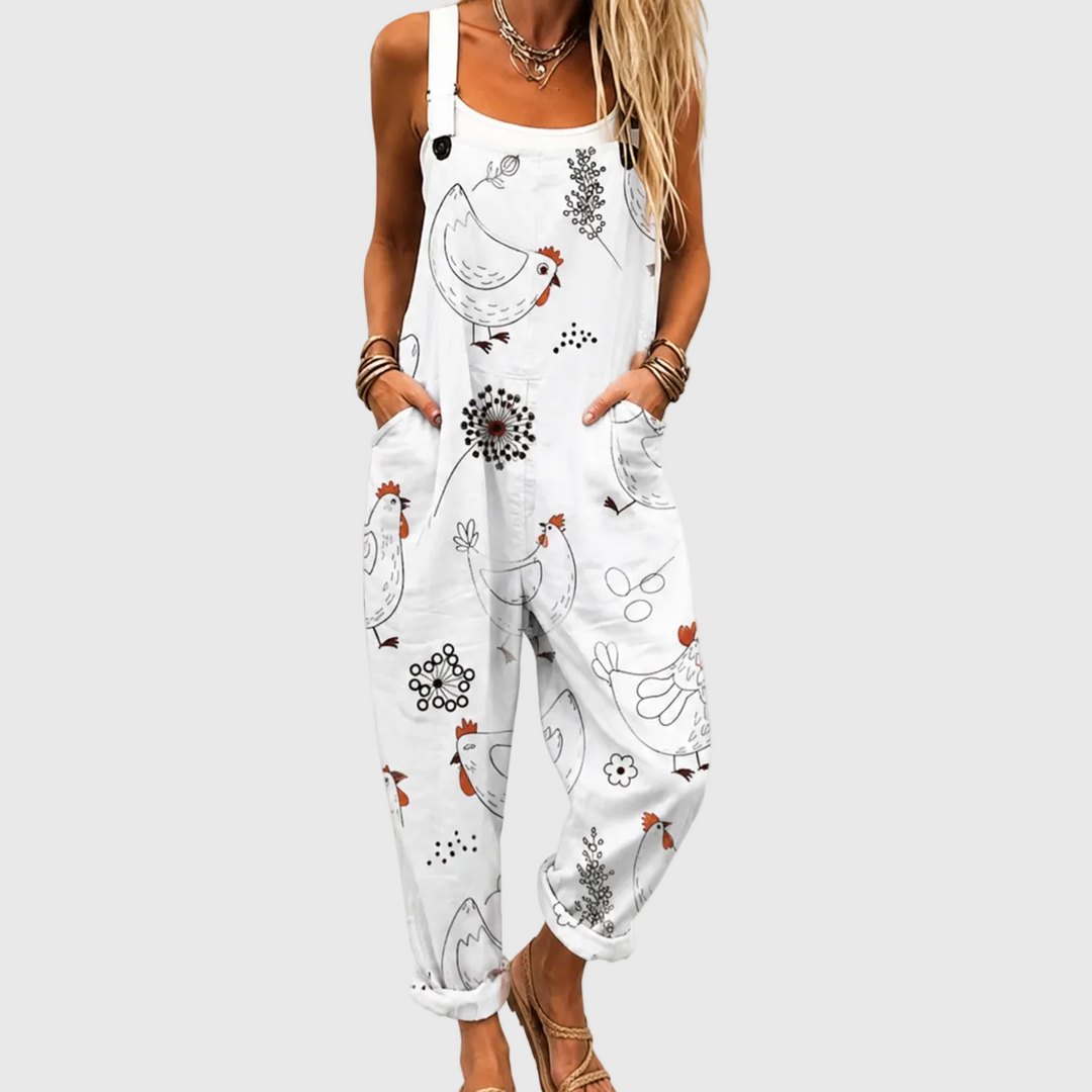 Cozy Printed Jumpsuit