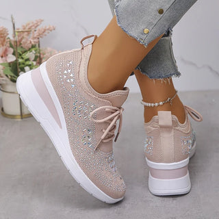 Giselle – Rhinestone-Embellished Orthopedic Sneakers