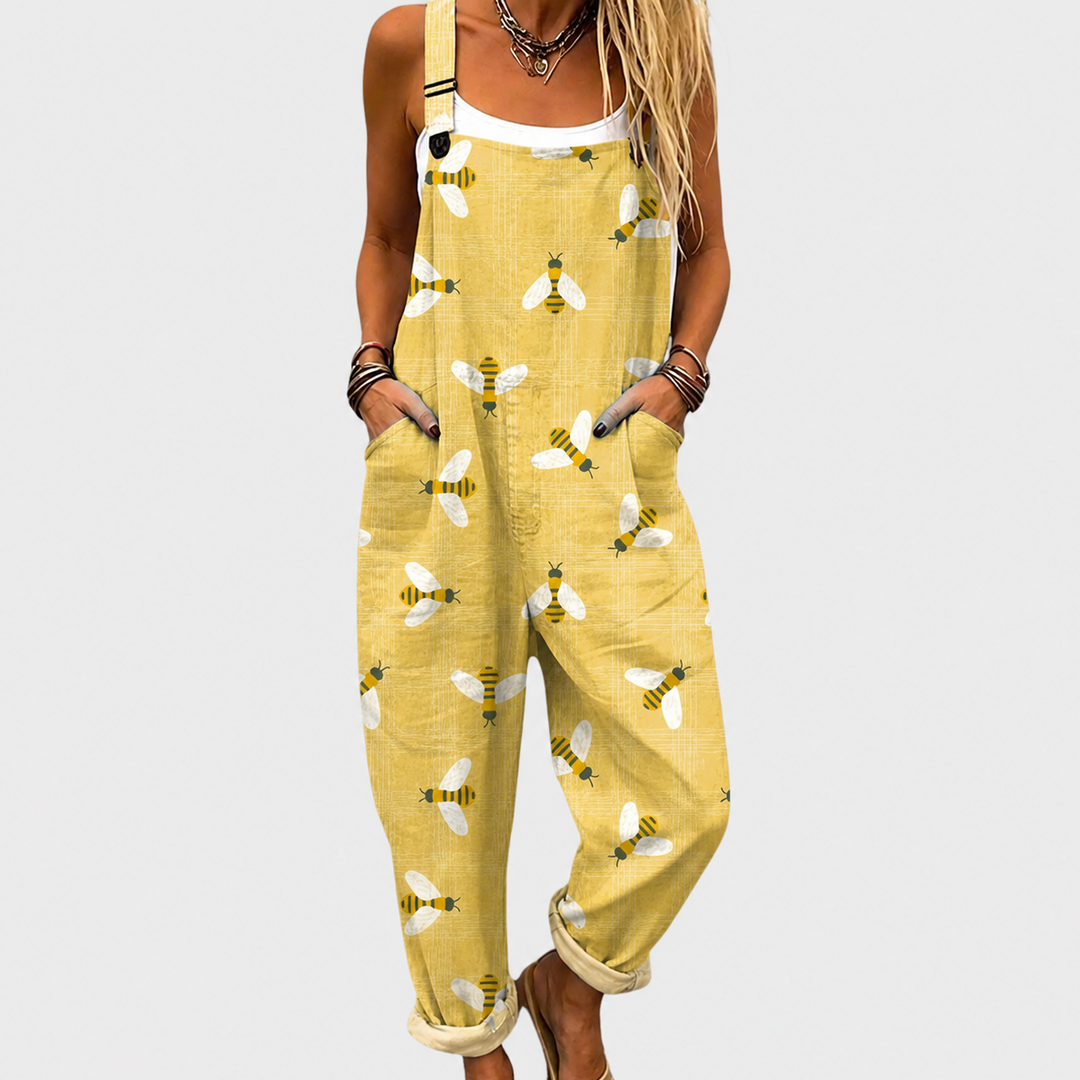 Cozy Graphic Jumpsuit