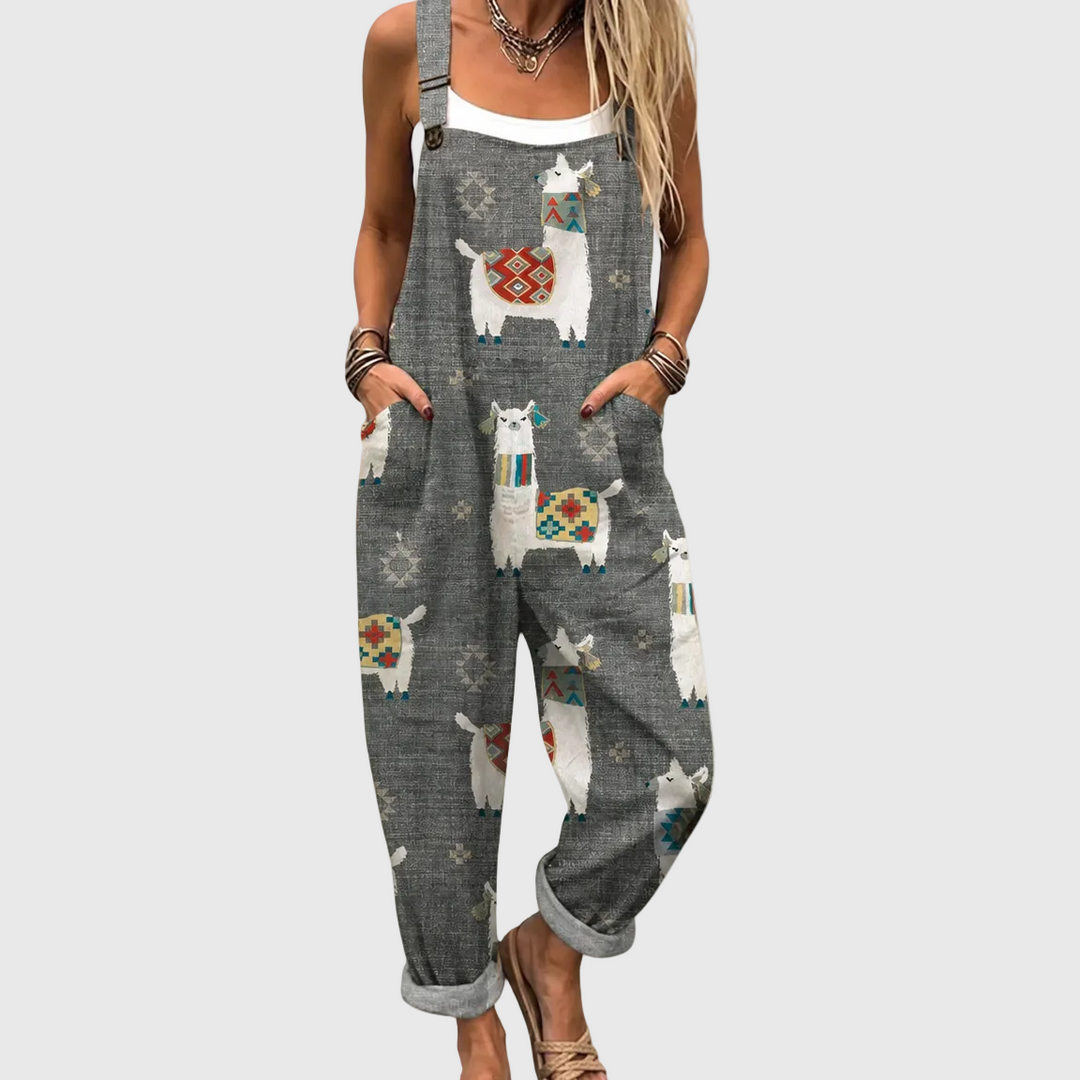 Cozy Printed Jumpsuit