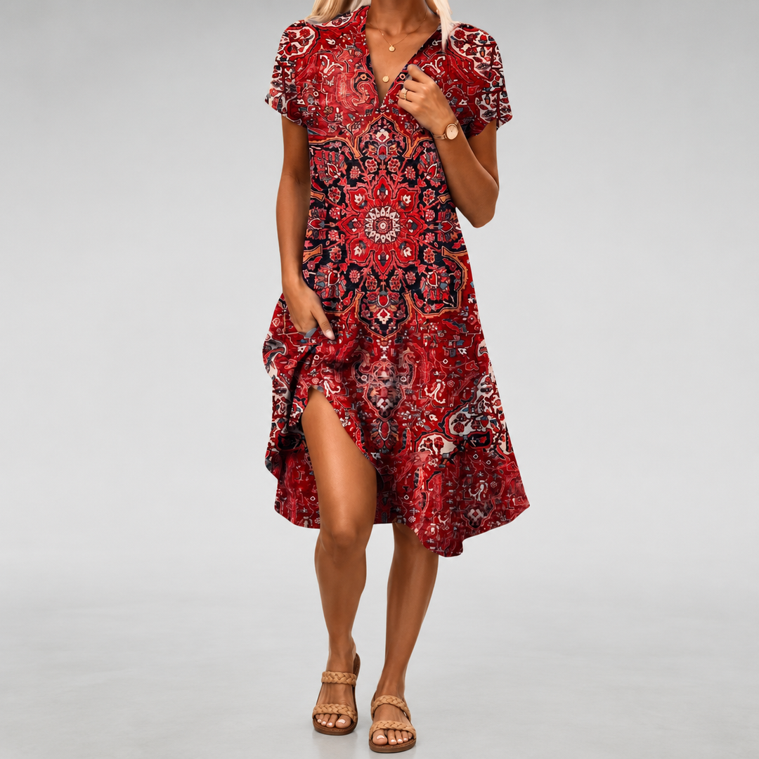 Moira™ Lightweight Comfort Midi Dress