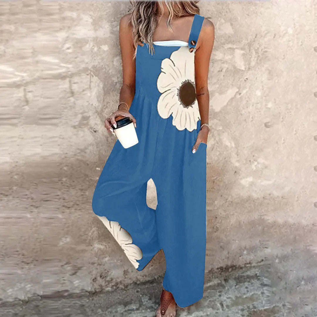 Cozy Printed Overalls
