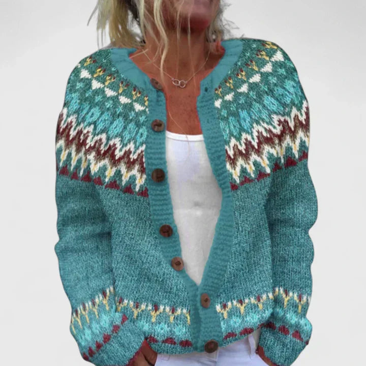 Liranya™ | Classic Patterned Cardigan