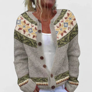Liranya™ | Classic Patterned Cardigan