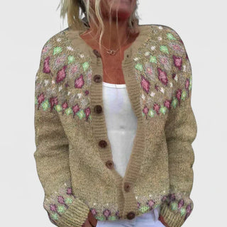 Liranya™ | Classic Patterned Cardigan