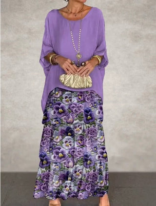 Lara | Elegant Flowing Maxi Dress
