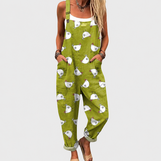 Cozy Patterned Jumpsuit