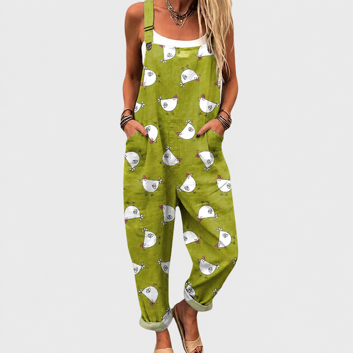 Cozy Patterned Jumpsuit