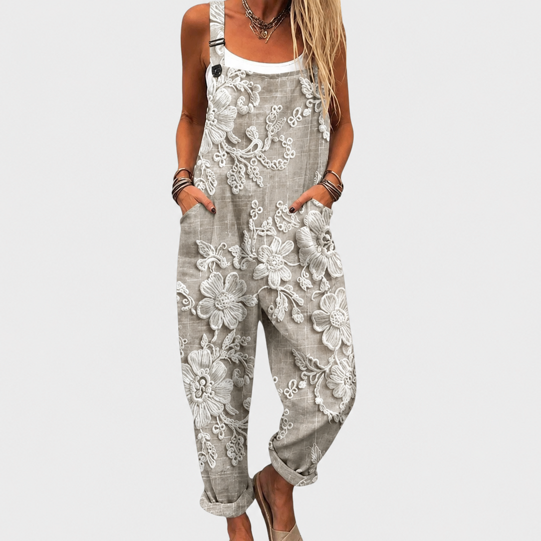 Cozy Graphic Jumpsuit