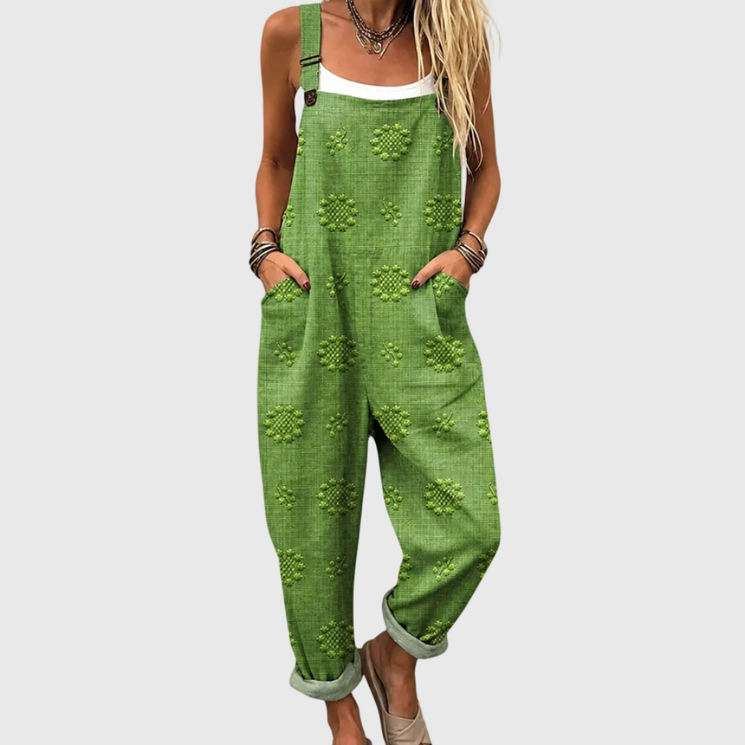 Cozy Printed Jumpsuit