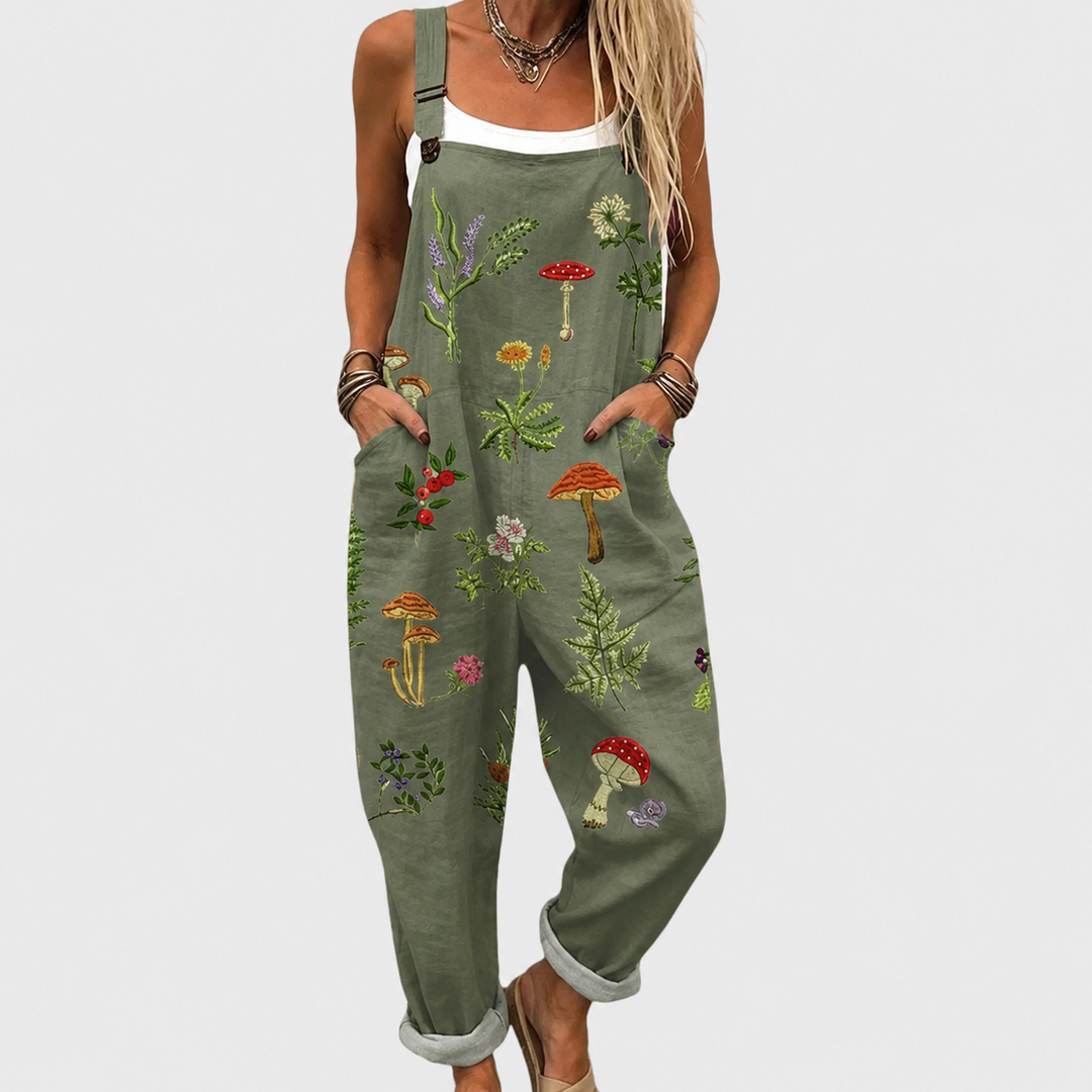 Cozy Printed Jumpsuit