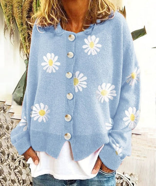 Angel™ | Cute Cardigan With Daisies