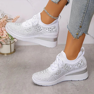 Giselle – Rhinestone-Embellished Orthopedic Sneakers