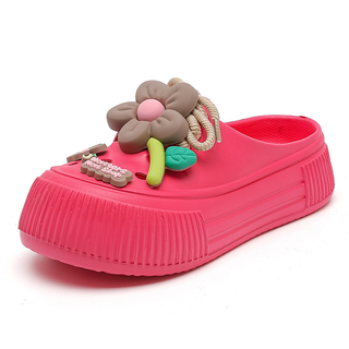Auralie - Floral-Embellished Breathable Slippers