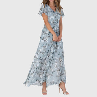 Calindra™ | Graceful Floral Maxi Dress