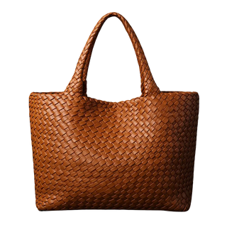 Lana - Handwoven Vegan Leather Tote