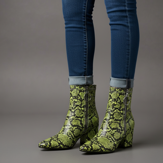 Sama Snakeskin Boot