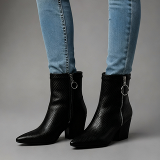 Sama Snakeskin Boot