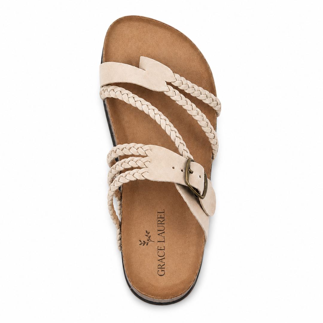 Hayleigh Braided Cork Sandals – Your Feet Called. They Want These.