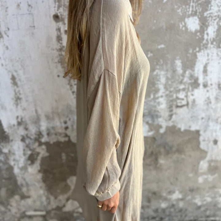Alora - Long Sleeve Shirt and Shorts Set for Women